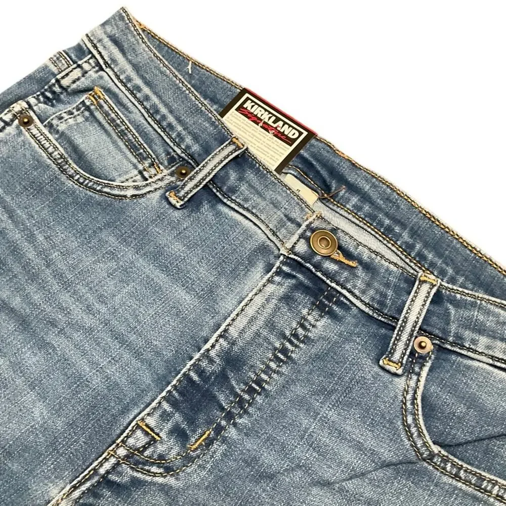 Kirkland Women's Jeans Light Blue High Rise Stretch Size 8 NWT - Picture 7 of 9